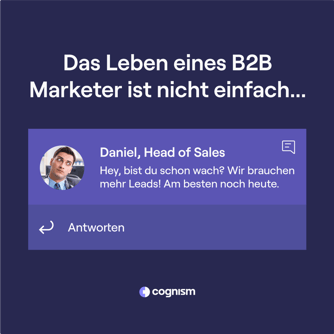 B2B Marketer haben es schwer