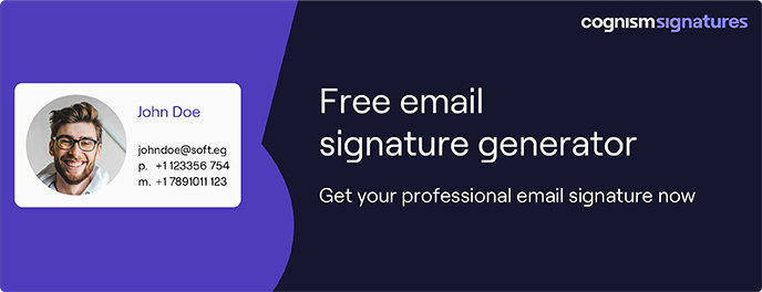 free email signature examples