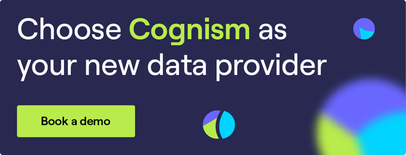 Choose Cognism as your new data provider. Click to book a demo.