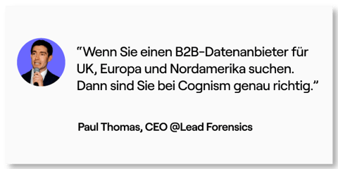 Quote Lead Forensics DACH