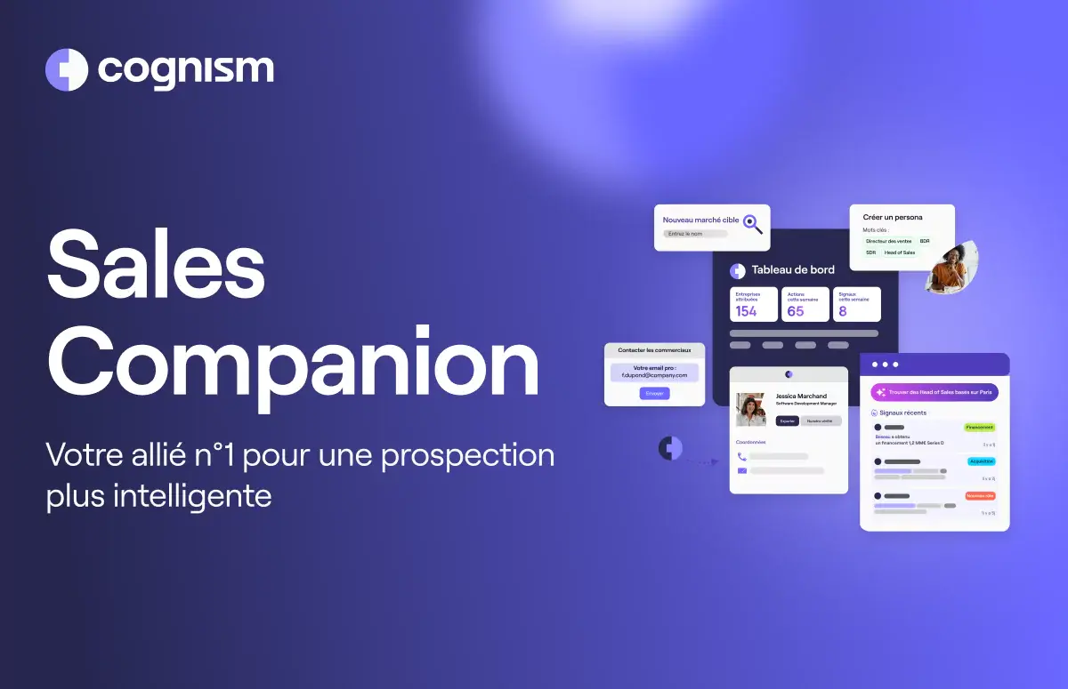 Cognism lance Sales Companion pour transformer la prospection B2B